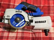 Kobalt 4in1 Handheld Cordless Tile Saw Kit KTSH 4024A w/ 1 battery And 1 Charger