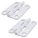 Whole Parts Washer/Dryer Door Hinge Part # 134412400 (Set of 2) - Replacement & Compatible with Some Frigidaire Washers - Non-OEM Frigidaire Appliance Parts & Accessories - 2 Yr Warranty