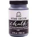 FolkArt Home Decor Chalk Furniture & Craft Paint in Assorted Colors (8-Ounce), 34169 Rich Black