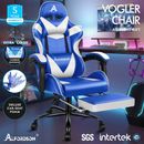ALFORDSON Gaming Office Chair Racing Executive Footrest Computer Seat PU Leather