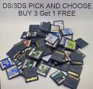 Nintendo DS/3DS Games Game Carts Pick & Choose Video Games Buy 3 Get 1 Free