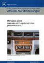 Mercedes current market announcements brochure NL 1991 3/91 original airco systems