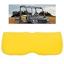 HECASA Seat Bottom Cushion Compatible with John Deere XUV 615E 625i 815E 825E 825i 825M 855D 855E 855M S4 Gator Replacement for AM140624 Yellow