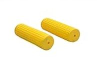 SUNWIN Bicycle Handle Bar Grips Bicycle Handle Bar Grip for BMX/MTB/Road Mountain/Boys and Girls Kids Bikes, Yellow Color,