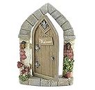 Design Imports Welcome Mini Resin Fairy Door That Opens 7.5 Inch x 1 Piece