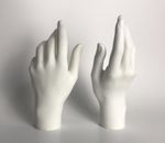 Hand Mannequin Female Arm Display Base Gloves Jewelry Models 21cm Plastic 1 Pair