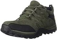 ENAAF Original Woodland Brand Leather Shoes for Hiking, Camping, Trekking, Hunting and Other Popular Canadian Active Lifestyles (10 M US, Olive Green)