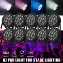 10STK RGBW 140W LED Par Wash Lichteffekt DMX dj Party Bühnenlicht Scheinwerfer