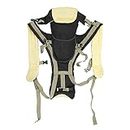 Printgram PG 4-in-1 Adjustable Baby Carrier Black Colour Cum Kangaroo Bag/Texture Baby Carry Sling/Back/Front Carrier for Baby with Safety Belt and Buckle Straps 1 Count (Black)