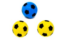 Lot de 3 17,5 cm E-Deals mousse football intérieur extérieur jouet de football 2 jaune + 1 bleu