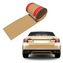 Rubber Bond DIY Car Bumper Protectors - 6x48 Inches Strong Self-Adhesive Rubber Bumper Guards for Cars - Anti-Scratch and Waterproof No-Residue Rubber Bumper Car Protection Strip - Brown