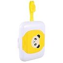 BRALF 1Pc Travel Wipe Dispenser Portable Wet Wipe Dispenser Container Wipes Container Wipe Holder Wipes Carrying Case for Travel (Yellow)