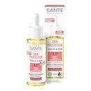 SANTE Naturkosmetik Serum mit Vitamin E, Squalan & Bio-Hagebuttenöl, sofort nährende Pflege für beruhigte, regenerierte Haut & ein weiches Hautgefühl, Skin Protection Intense Serum, 30 ml