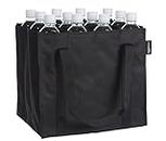 Amazon Basics Bolsa para botellas, 12 compartimentos, botellas de 0,75 l, Negro, Sólido