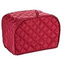 Toaster Cover 2 Slice,Small Appliance Cover for Kitchen/Keep Toaster Free from Dust and Fingerprint (11.5w X 8d X 8h) 11.5" x 8" x 8" Red Toaster Cover