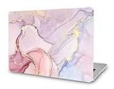 Gusumi Funda para portátil compatible con MacBook Pro de 13 pulgadas Retina Display (2015/2014/2013/2012) A1502/A1425 Carcasa rígida de plástico, halo rosa
