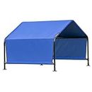 ShelterLogic 4' x 4' x 3' Outdoor Pet Shade Sun Shelter for Dogs, Cats, and Livestock, Blue