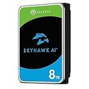 Seagate Skyhawk AI 8TB Video Internal Hard Drive HDD – 3.5 Inch SATA 6Gb/s 256MB Cache for DVR NVR Security Camera System with in-house Rescue Services (ST8000VEZ01)