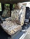 Durafit Seat Covers C991.Savanna Camo Seat Covers for Chevy Silverado, Suburban, Tahoe, GMC Sierra,Yukon Front Captain Chairs with Integrated Seat Belts and Dual Electric Controls