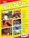 Peel and Paste Pictorial Sticker Book For School Projects Book 3 [Paperback] Wonder House Books