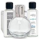Lampe Berger Starter GiftSet - Model Round - Home Fragrance Diffuser - Includes 2 Fragrances - Fragrances So Neutral and Ocean Breeze - 180 milliliters - 6.08 Fluid Ounces