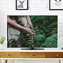 Analisahome Protégez Votre TV Femme dans la forêt protéger Votre téléviseur W19 X H30 Pouces/TV 81,3 cm W36 x H60 inch/TV 65" Color01
