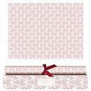 SCENTORINI Papiers Parfumés Tapis de Fond pour Tiroirs, Placards, Armoires, étagères, Rose, 6 Feuilles, 37 x 48 cm