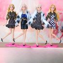 Lady Winter Coat Plush Fur Dress for 11.5" Inch Doll Clothes Outfits Accessories