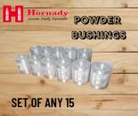 Hornady Powder Bushings Set of Any 15 - ANTISTATIC - New - Made in USA