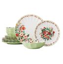 Pioneer Woman Painted Meadow 12-Piece Ceramic Dinnerware Set