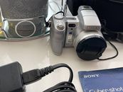 Sony Cyber-shot DSC-H9 Digital Camera - 8.1MP, Tested, Fully Functional, Sleek G
