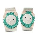 Baby Knee Pads Crawling Non-slip Accessories Leg Warmth Cartoon Safety Protective Cover Knee Pads Baby Support Protector AGELY (Color : B)