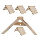 BESPORTBLE 5pcs Pigeon Solid Wood Perch Bird Biting Toy Parrot Training Rack Toy Parrot Stand Wood Stand Wood Roosting Holder Bird Stand Playing Toy for Parrot Perches for Bird Cages