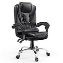 naspaluro Executive Office Chair High Back Desk Chair Ergonomic Recliner Computer Chair PU Leather Gaming Chair with Tilt Function Heavy Duty for Home Office Working