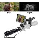 4.3'' Infrared Night Vision Rifle Scope Hunting Sight Recordable Camera Torch