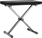 K&M Keyboard Bench with fabric seat [14076] Color: Black