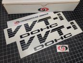 VVT-i DOHC Decals FAT Blinds (2pk)  10" Racing Stickers fits Toyota Celica Scion