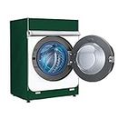 AlaSou Housse de machine à laver, sèche-linge à chargement frontal pour machine à laver, housse imperméable pour machine à laver (60 x 85 x 55 cm, vert)