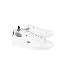 Lacoste Men's Carnaby Pro 223 1 AU SM Sneaker, White/Navy, 9 US