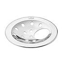 LIPKA Heavy Snow Round Flat Cut Floor Drains|Premium Stainless Steel|4 x 4 Inches| with Hole|Pack of 4