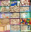 Lg lot of Dollhouse Building Supplies Crafting Unfinished Wood LOOK!!