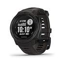 Garmin Instinct, Rugged Outdoor Smart Watch with GPS, Wireless Bluetooth - Black