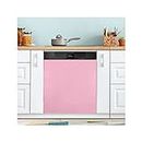 Pink Dishwasher Magnet Cover Decorative Magnetic Sticker Refrigerator Panel Door Decal for Home Kitchen Appliance 23" W * 26" H