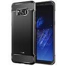 JETech Slim Fit Case for Samsung Galaxy S8 Plus, Thin Phone Cover with Shock-Absorption and Carbon Fiber Design (Black)