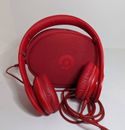 Beats By Dre Solo 2 Foldable Wired Headphones With Case - Product RED - Used