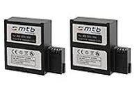 2X Batterie pour AEE Magicam S51, S60, S70... / Veho MUVI K2 / Nilox F-60 Evo (4K) / KitVision Edge HD30W [3.7V - 1450mAh - Infochip] // Caméscope - Caméra d'action