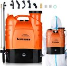 4 Gallon Battery Powered Backpack Sprayer Electric Garden Pump Sprayer with Lith