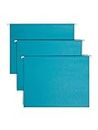Smead 64056 Assortment Hanging Folders Letter Size bleu-vert