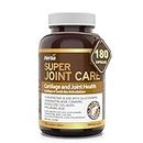 Herba Joint Pain Relief Supplement with Glucosamine Chondroitin MSM Capsules – 180 Count | Move Free with 10-in-1 Formula Including Boswellia, Collagen, Bromelain, Hyaluronic Acid | Helps Ease Joint Pain and Osteoporosis of the Knee | Joint Care