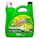 Gain + Aroma Boost Liquid Laundry Detergent, Original Scent, 107 Loads, 4.55L, HE Compatible